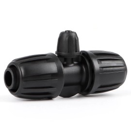 Redchili 12 Pcs 1/2" to 1/4" Drip Irrigation Fittings, Dripline 1/2 Inch (1/2" ID x0.6...