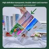 A4 Photo Sleeves for A4 2/3/4 Ring Binder, Transparent Double-Sided