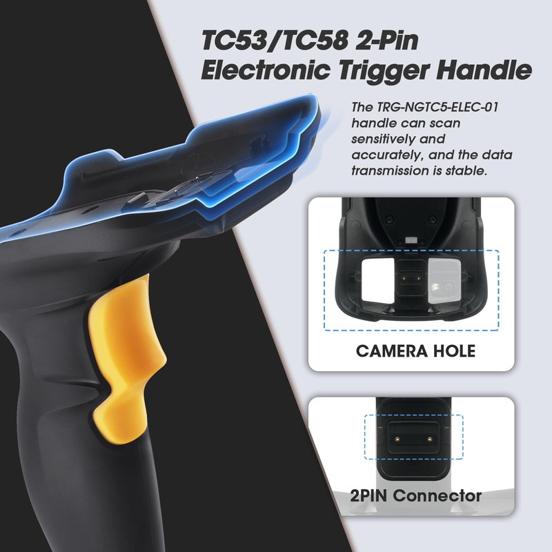 TC53 Trigger Handle for Zebra TC53 TC58 Handheld Barcode Scanner