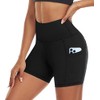 ACTINPUT Women's Cycling Shorts with Pockets High Waist Yoga Shorts Short Leggings Opaque Sports Trousers Hot Pants