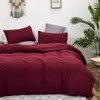 Cottonight Burgundy Comforter Set - Wine Red, Claret Red Comforter,