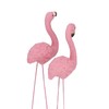 4 Pcs Flamingo Garden Statue, Pink Flamingo Yard Decorations for
