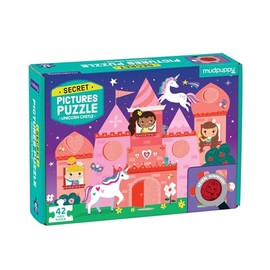 Mudpuppy Unicorn Castle Secret Pictures Puzzle, Multicolor