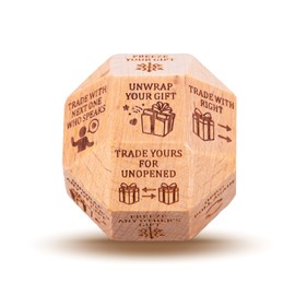 Santa Swap Gift Exchange Dice, Gift Exchange Dice, Christmas Games for Family Party, Christmas Party Gifts,Christmas Party Stocking Stuffers for Women, Funny White Elephant Gifts for Adults Gag Gifts