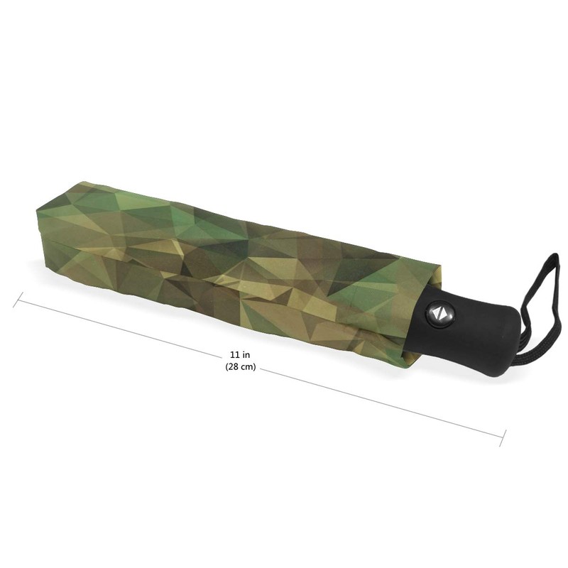 Compact Travel Umbrella Military Camouflage Auto Open Close Umbrella Windproof
