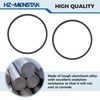 HZ-MONSTAR A/C Vent Ring Outer Trim Decoration Covers, Premium Aluminum