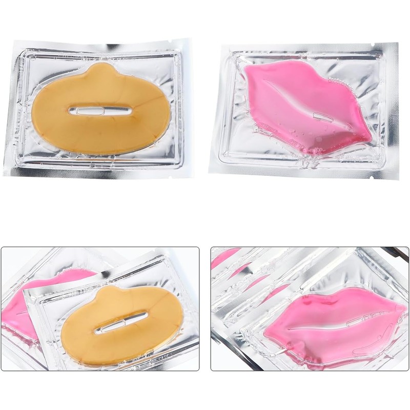 Cabilock Mascarilla Hidratante y Exfoliante para Labios 20 Piezas Discos