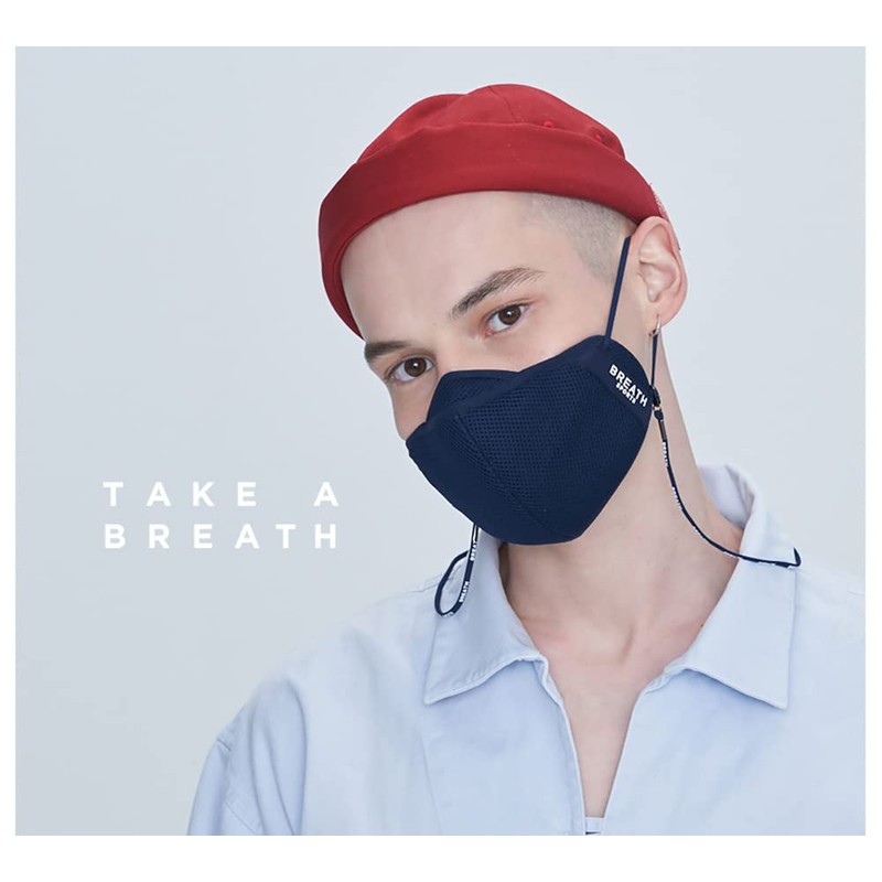 BTS Mask,BTS TinyTANxBREATHSLIVER Bless Tinitan Sport Pro Mask METAL GRAY