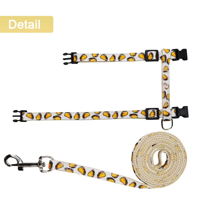 Cat Harness and Leash Set Escape Proof Soft Nylon Adjustable