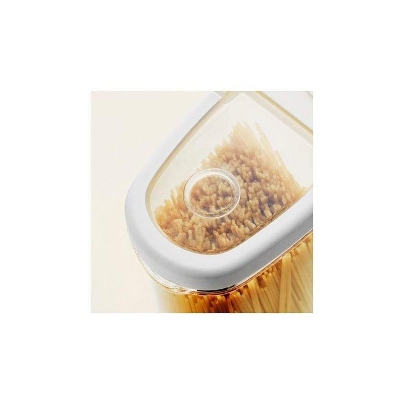 IKEA 365+ Dry food jar with lid, transparent, white, 2.3