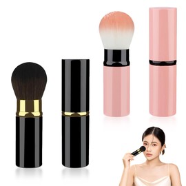 Cheek Brush, Cosmetic Brush, Stretchable Makeup, Cosmetic/Beautician, Face Brush, Face Powder, Portable, Cute, Multi-functional, Fluffy, Soft Hair Makeup, Strong Adsorption, 360° Dense Bristles, Loose