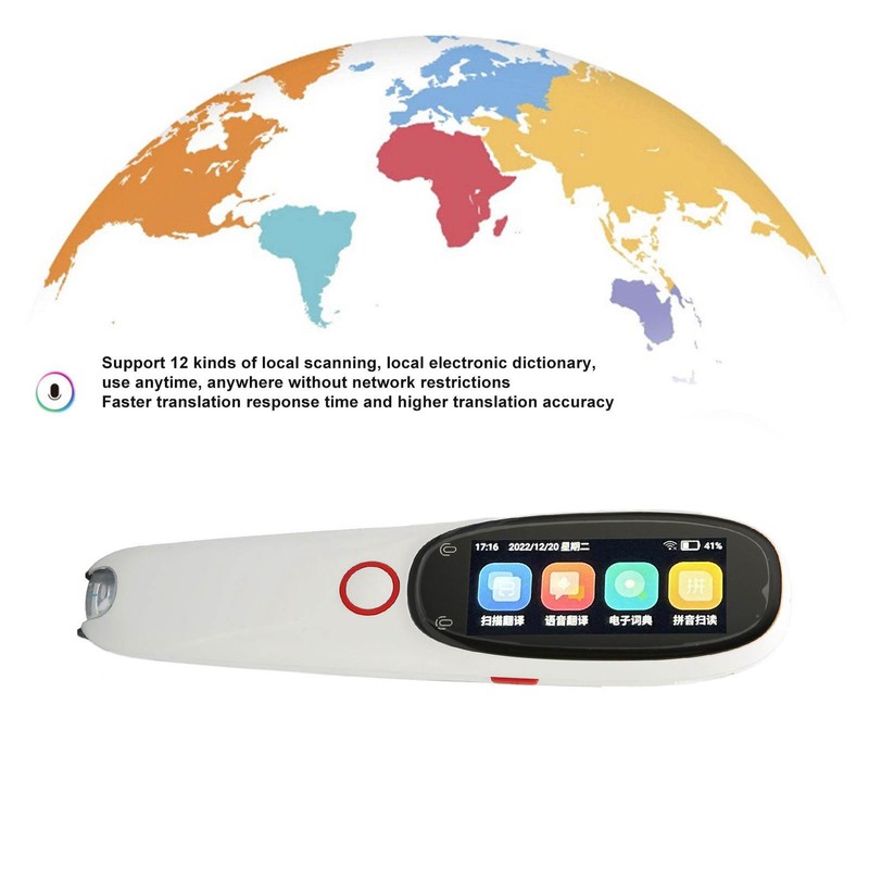 Intelligent Translation Pen 3.0in Touch Screen 134 Languages Wifi Portable