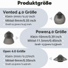 AOOSU Pack of 26 Shields for Hearing Aids, Semi-Open Hearing