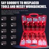 DJYIYEW Helicoil Thread Repair Kit 262 Pc Metric & SAE