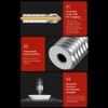 Creality K1 Max High Flow Nozzle Kit 4PCS Bimetallic Material