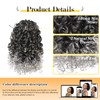 Drawstring Ponytail Afro Kinky Curly Ponytails for Black Women, PEACOCO