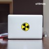 Nuclear Radiation Warning Symbol Stickers - Individually Die-Cut - 3-Inch