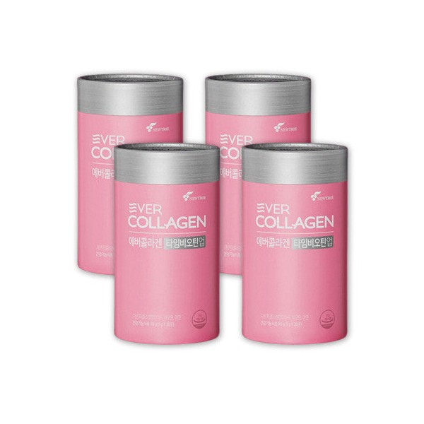 Ever Collagen Time Biotin Up 30 sachets x 4 cans, 120-day supply SJ / 에버콜라겐 타임비오틴 업 30포x4통 120일분 SJ