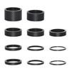 DYTHHN 11Pcs Carbon Fiber Bicycle Stem Headset Spacer Durable Bicycle