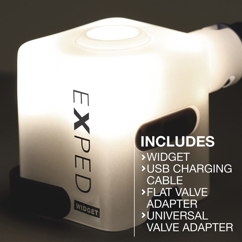 Exped Widget | High-Power Sleeping Mat Pump | Rechargeable Battery