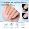Extra Short Almond Nail Tips, 504pcs 12 Sizes, Soft Acrylic