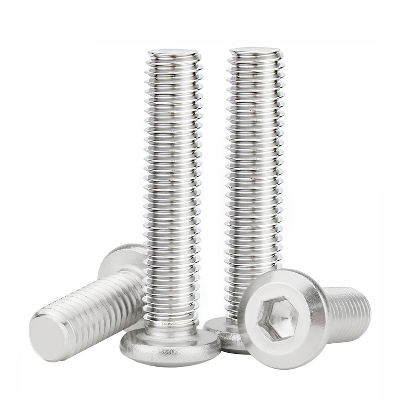 25Pcs M6x55mm Flat Head Screws and Bolts, M6 Socket Flat