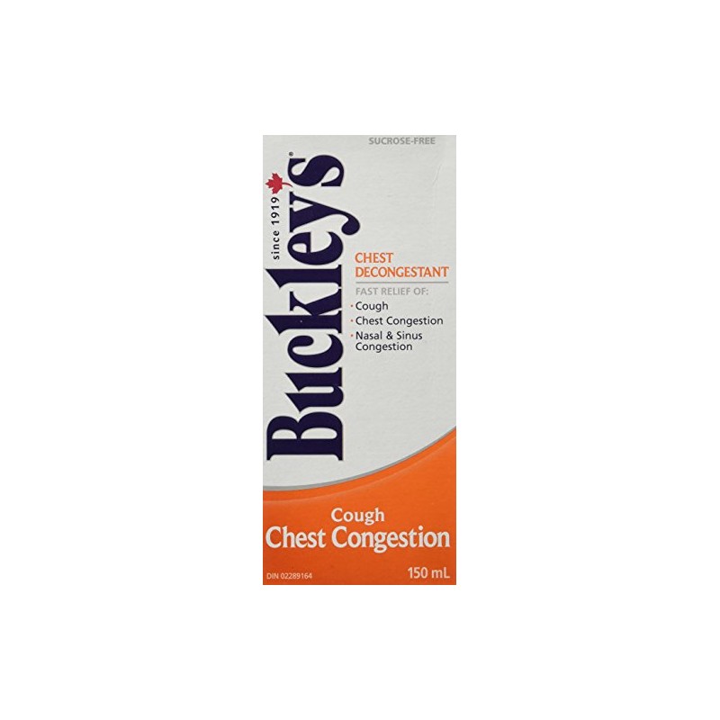 BUCKLEY'S Original 'Chest DECONGESTANT' Syrup for Cough 150 ml Size