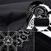 CREATCABIN Altar Cloth Viking Runes Celestial Constellation Tarot Deck Spiritual