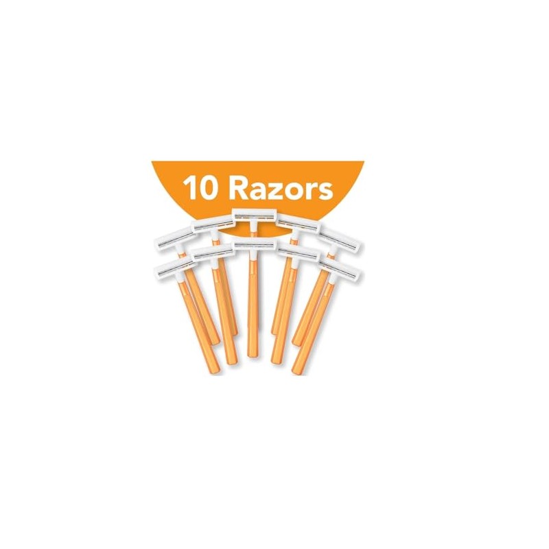 BIC Twin Select Twin Blade Shaver, Men, 10-Count (Packs of