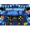 LTDKAEN Game Theme Level 7 Birthday Backdrop Video Game Happy