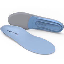 Superfeet Blue Insole, F (Men's US11.5-13), Blue, Blue