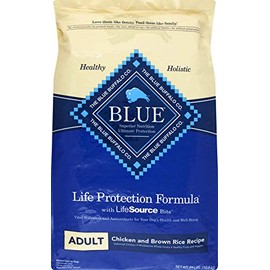 Blue Buffalo Adult Dry Dog Food, Chicken and Brown Rice, 24 Lbs Bag