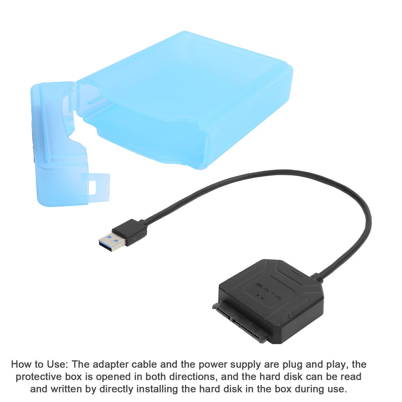 SATA USB 3.0 Adapter 2.5in 3.5in SSD HDD Hard Drive