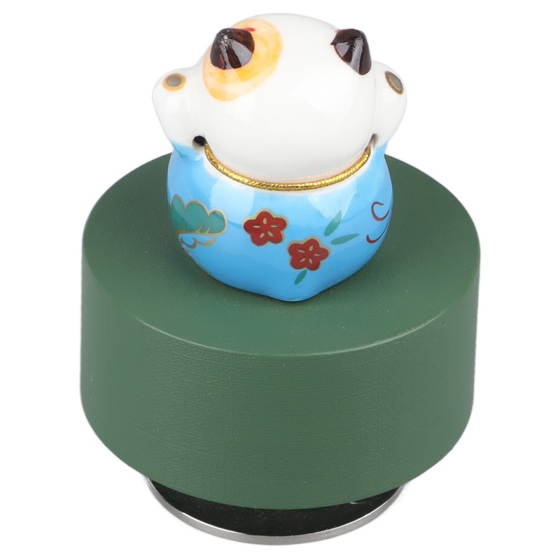 Music Box Round Shape Fortune Cat Style Pleasing Melody Exquisite