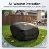 Robot Lawn Mower Cover Waterproof, 420D Outdoor Robotic Mower Cover,