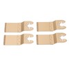 4PCS Oscillating Saw Blade Diamond Cemented Carbide 1.3in Wood Multitool