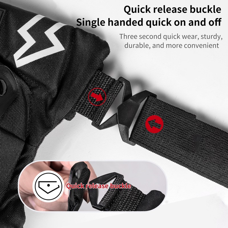 BSDDP Motorcycle Knee Pads 2 Piece Set Knee Protection Reflective