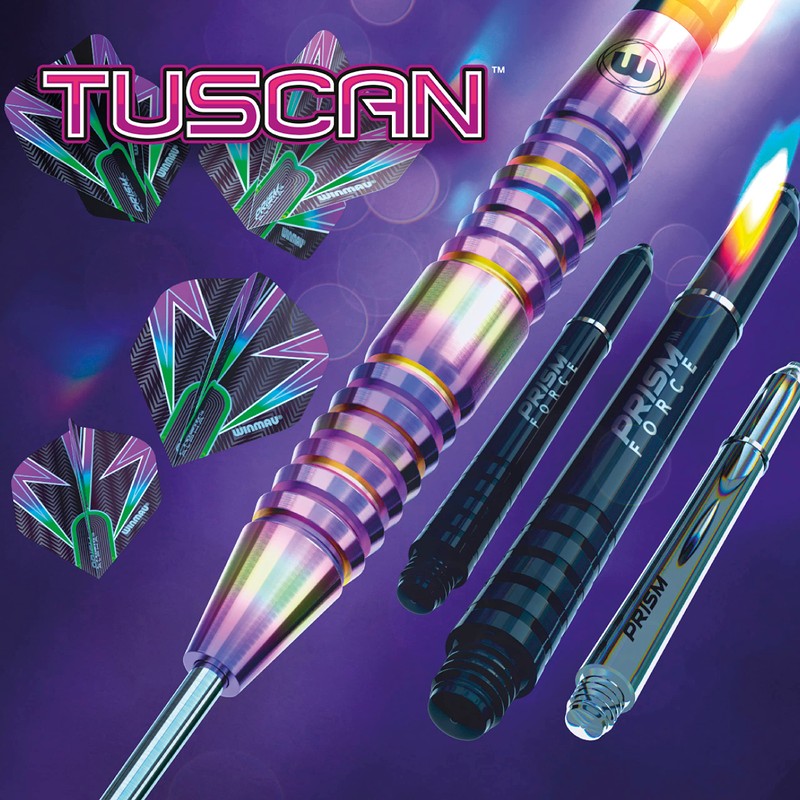 WINMAU Tuscan 24 g professional steel tip tungsten darts with