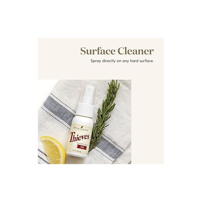 Young Living Thieves Spray | 1 oz | Portable Cleaner