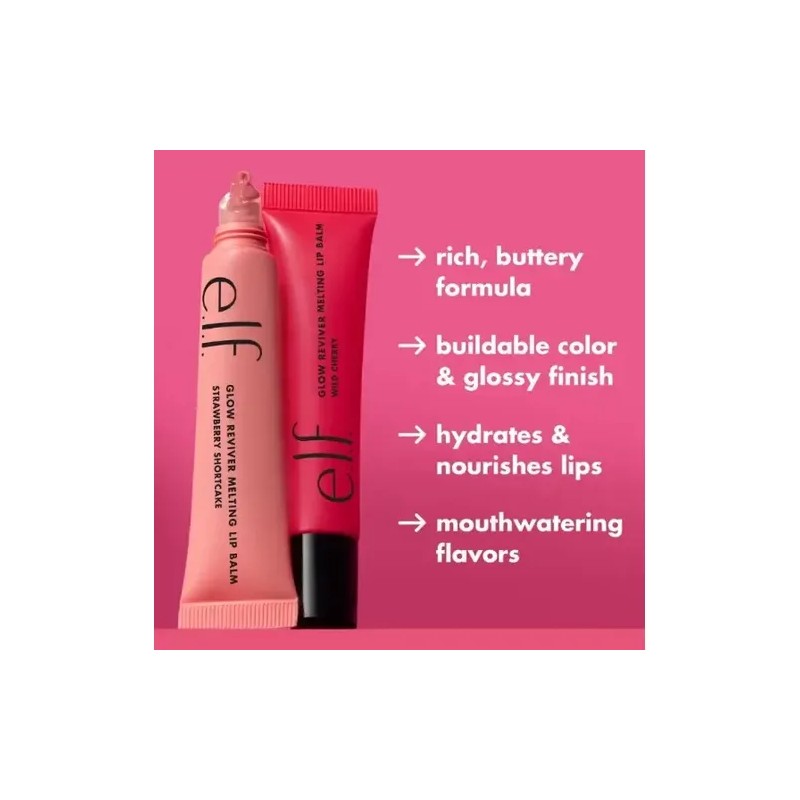 E.l.f Glow Reviver Melting Lip Balm Vainilla Color
