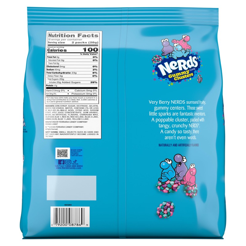 Nerds Gummy Clusters Very Berry Pouch