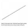 sourcing map 2 pieces HSS twist drills (high-speed steel) extra
