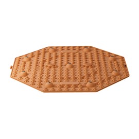 Milageto Foot Massager Mat Acupressure Mat Non Slip Massage Tool Premium Portable Practical Compact Pressure Point Pad Reflexology Pad, Orange