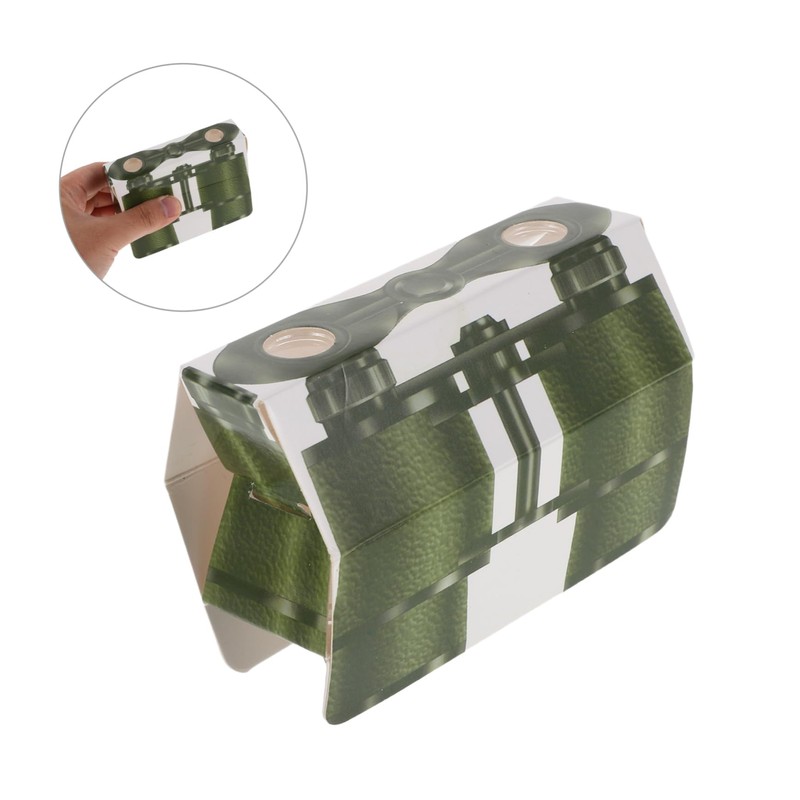 KOMBIUDA 10pcs Cardboard Binoculars DIY Telescope for Nature Exploration Lightweight