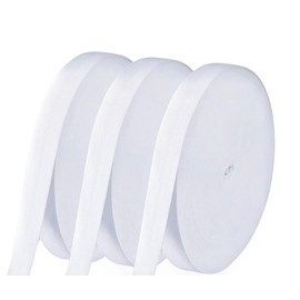 Magnoloran Elastic Band for Sewing, 3/4 Inch Elastic for Sewing Elastic Straps Wig Band Edge Band Knit Spool Sewing Band for Waistbands Pants Clothes & Lace Front Wigs((30 Yard White)