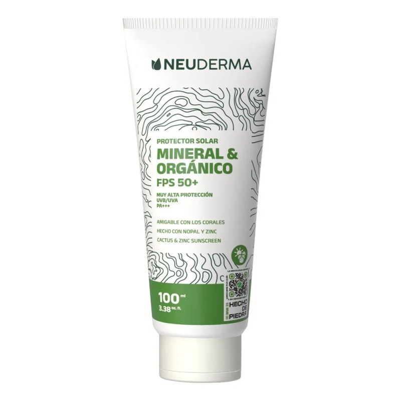 Protector Solar Fps 50+ Mineral Orgánico 100 Ml | Depresible