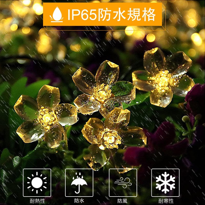 AGOTD Solar Illumination Light, Outdoor Waterproof, IP65, 60 LED, 33.8