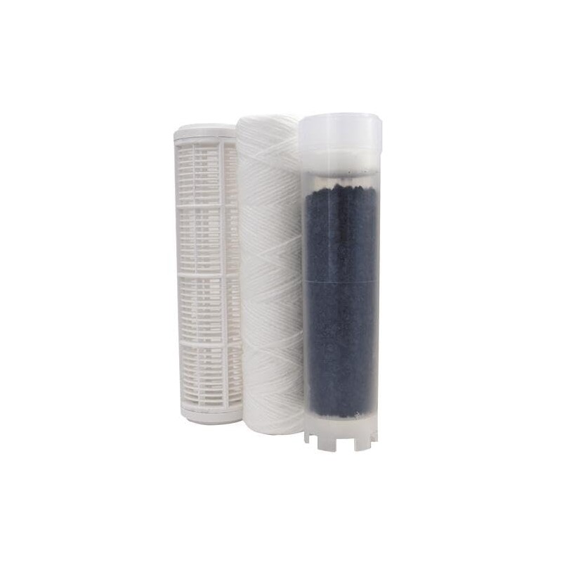 AQUAWATER 104633 Kit Rainwater Cartridges Complete System and Refill Set