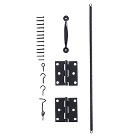 Wright Products VS10BL Screen Door Hardware Set, Black