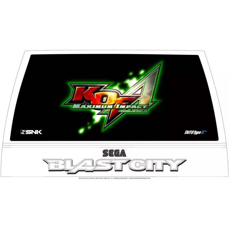 Sega Blast City Arcade Marquee of Your Choosing